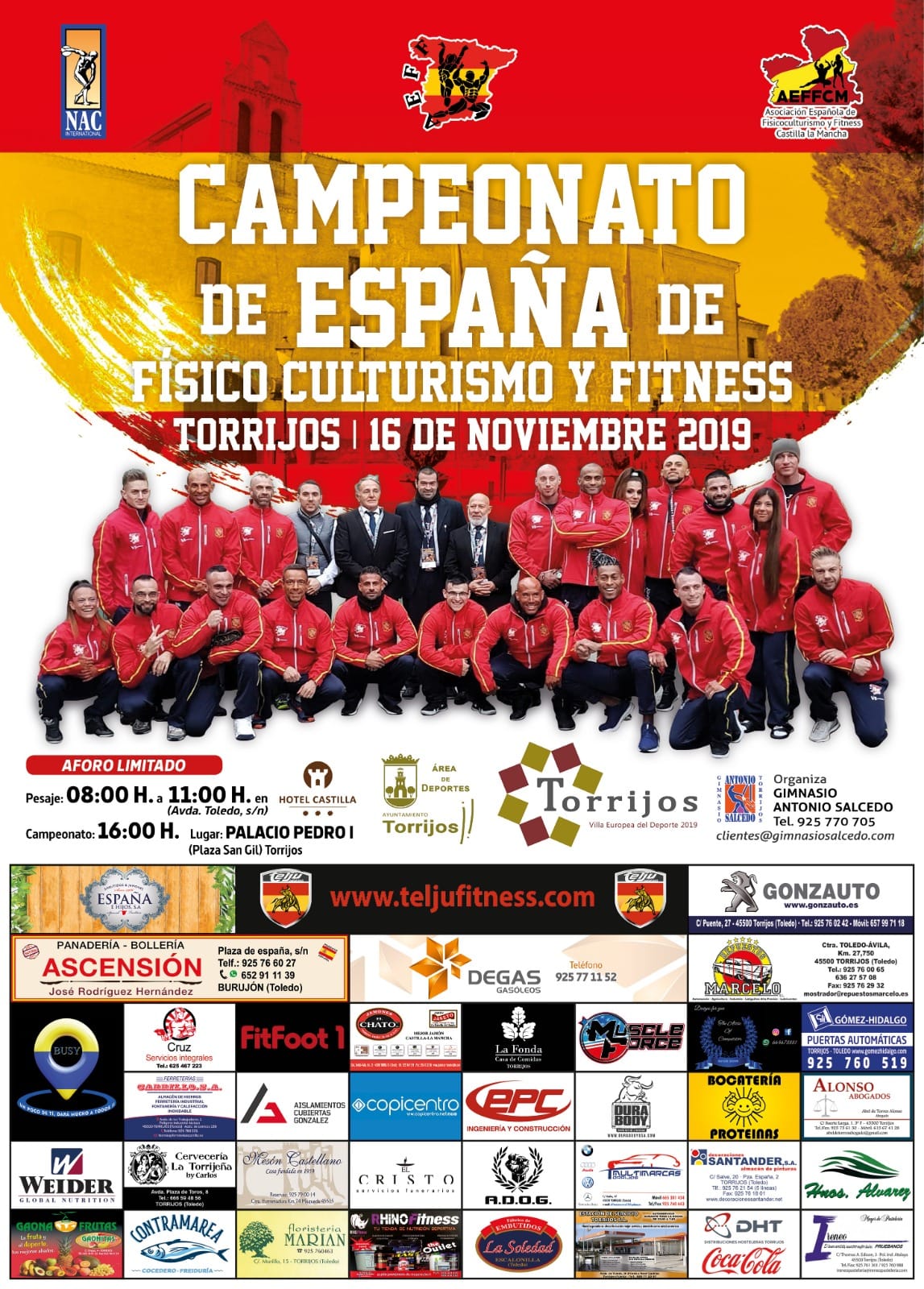 Campeonato de España de Físico Culturismo y Fitness Concejalía de