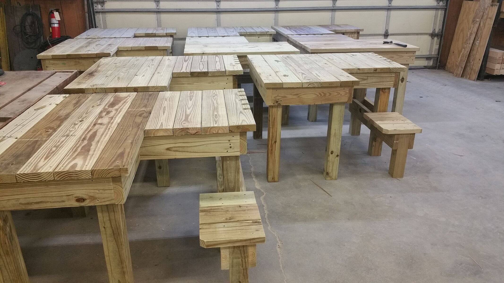 Custom Built Solid Wood Professional Shooters Bench