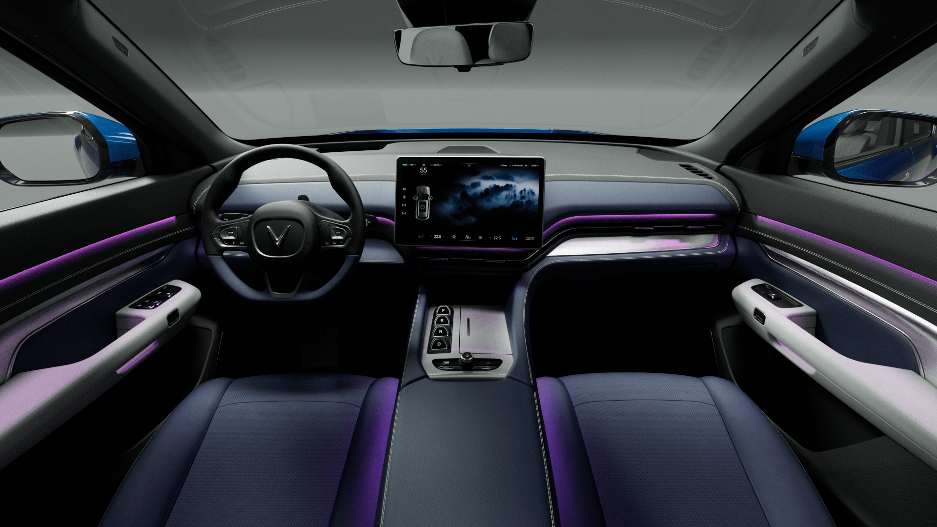 VinFast mit 2 elektrischen SUV-Modelle VF e35 und VF e36 auf Auto Show in LA 11 VF e36