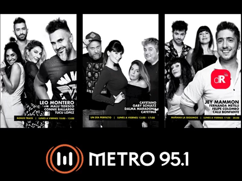 ARGENTINA . Con Leo Montero, Jey Mammon y Dalma Maradona, Metro rearmó