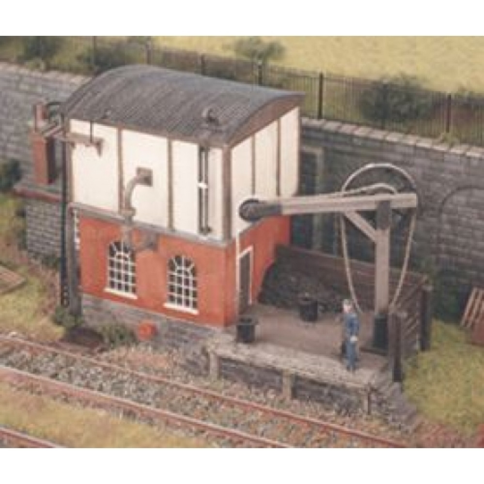 540 Ratio OO gauge plastic loco servicing depot kit