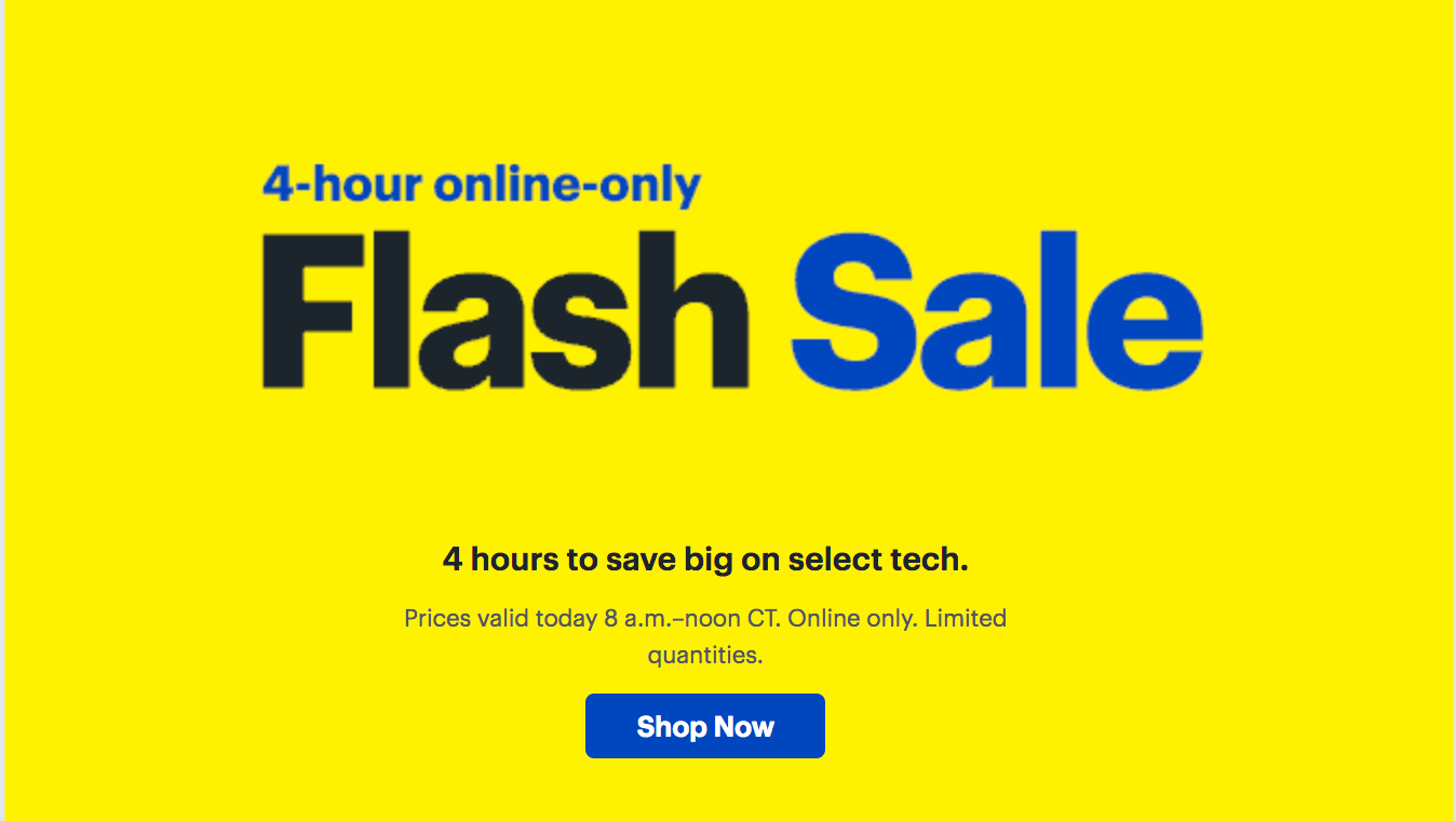 Best Buy Flash Sale Going on Now! deranged.mederanged.me