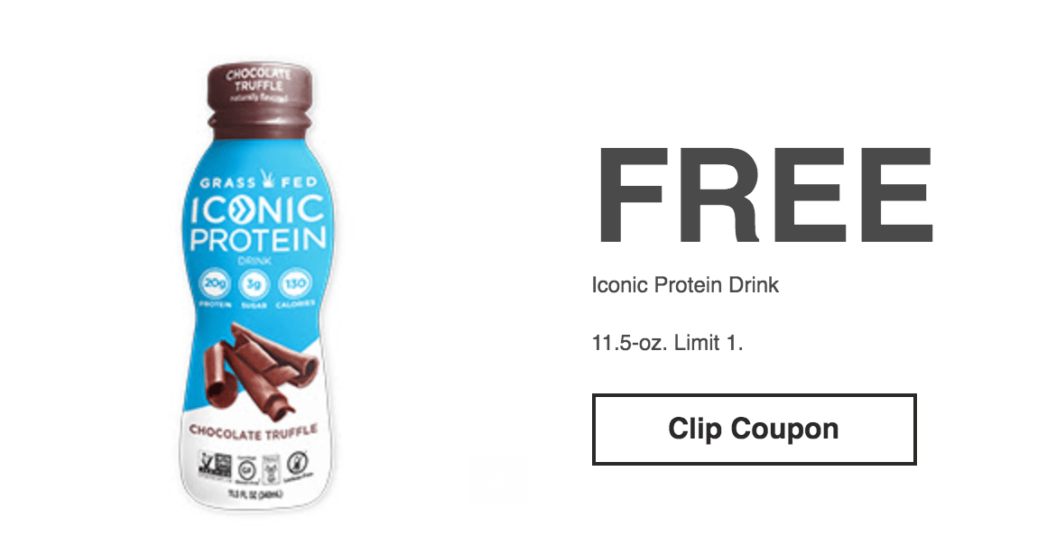 Iconic Protein Drink Freebie at Jewel deranged.mederanged.me