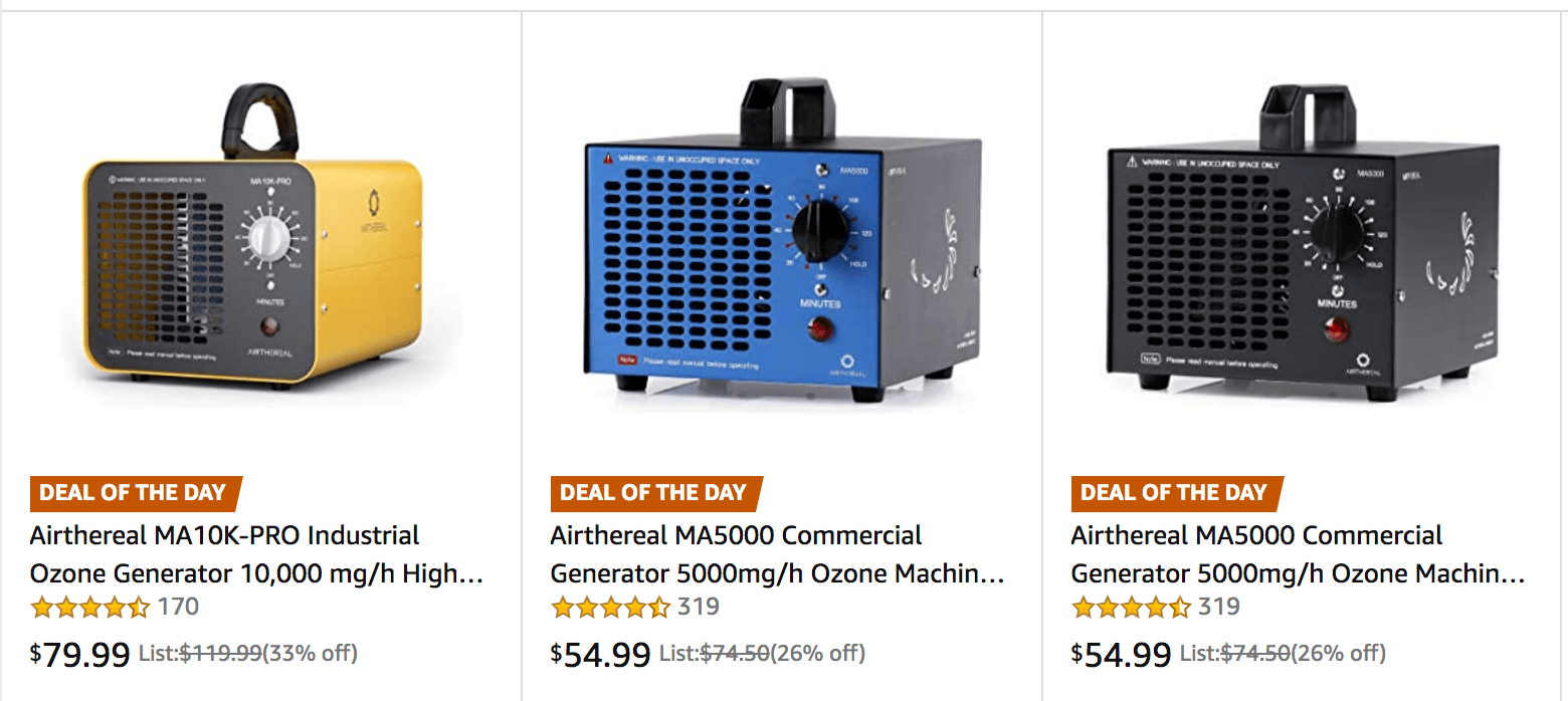 Amazon: Airthereal Ozone Generators - deranged.mederanged.me