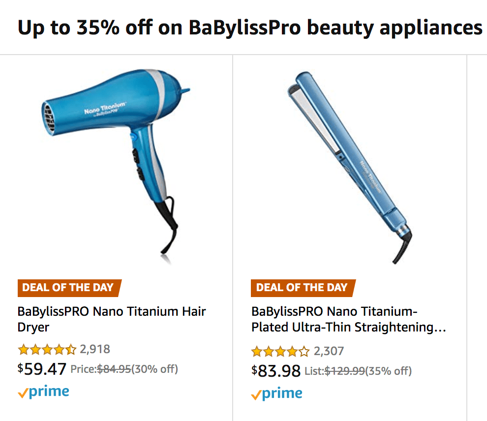 Amazon BaBylissPro beauty appliances deranged.mederanged.me