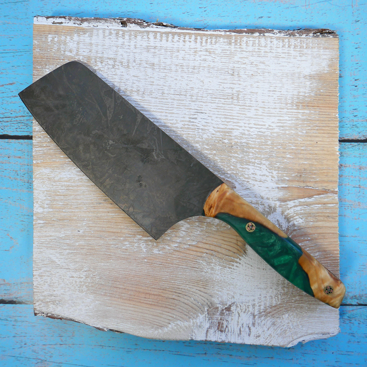 6" Vegetable Cleaver with hybrid handle Available in different