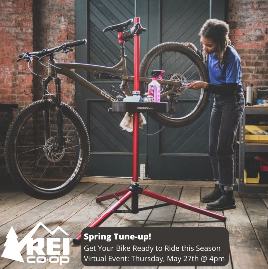REI Virtual Spring Tuneup Get Your Bike Ready to Ride this Season Derby Street Shops