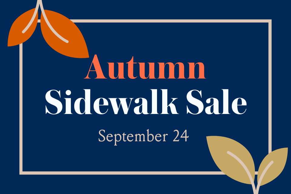 Autumn Sidewalk Sale Derby Street Shops