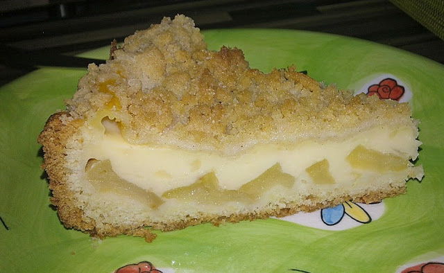 Apfelkuchen mit Pudding Schnelle Küche