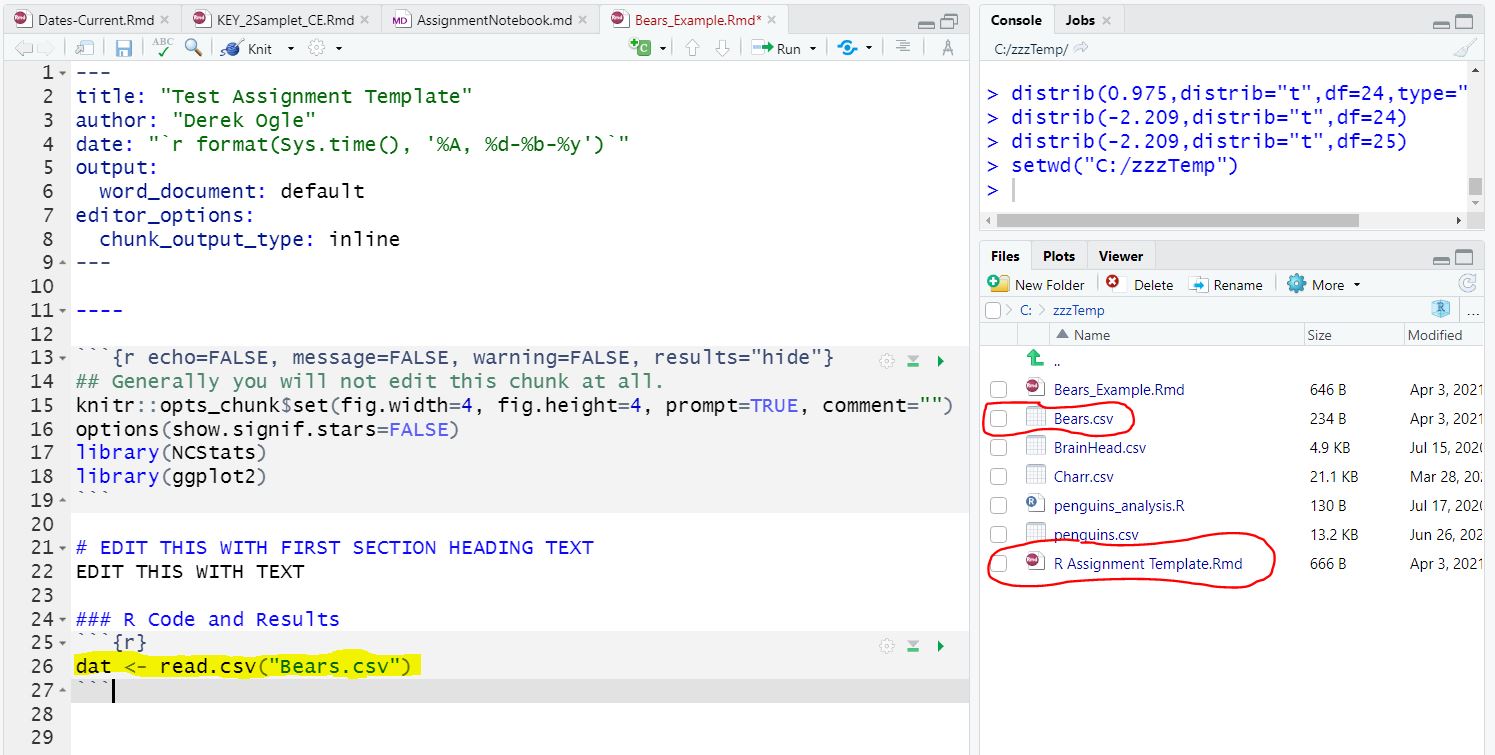 Module 23 Getting Data into R Readings for MTH107