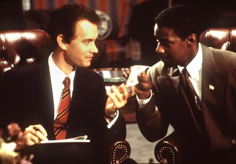 Philadelphia **** (1993, Tom Hanks, Denzel Washington, Antonio Banderas