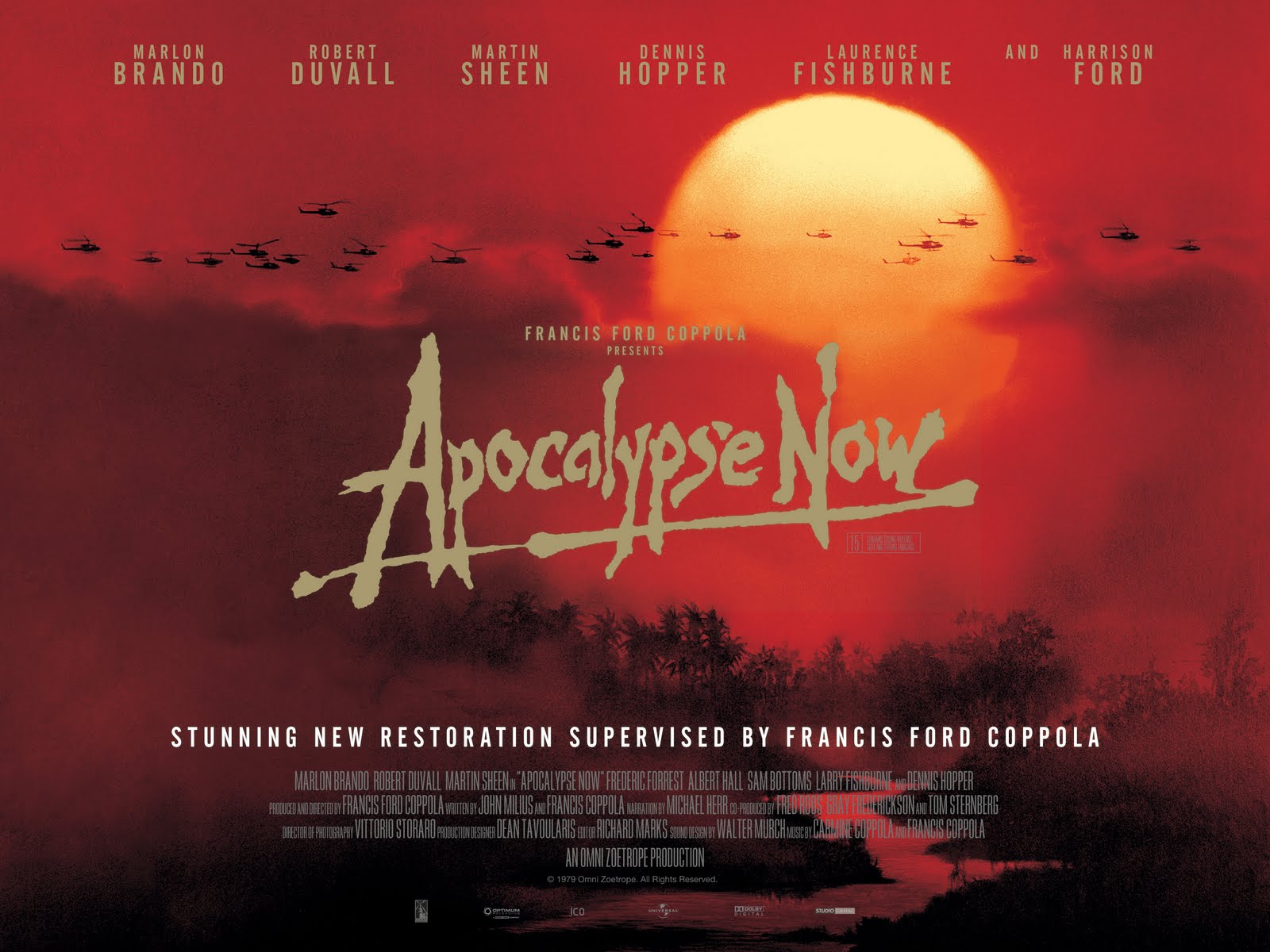 Apocalypse Now ***** (1979, Martin Sheen, Dennis Hopper, Marlon Brando