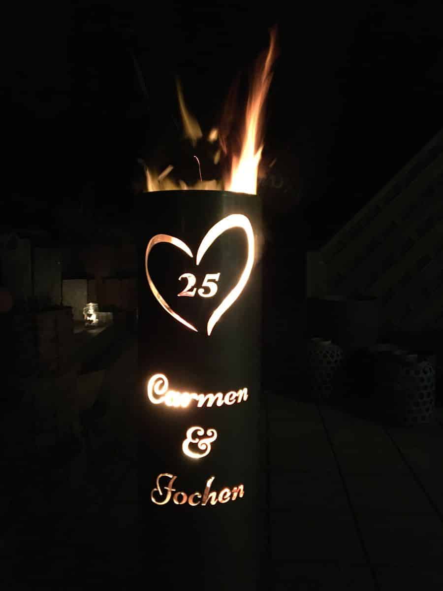 Feuertonne personalisiert gestalten
