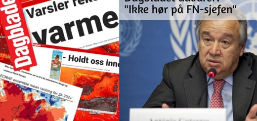 Derimot: Dagbladet sin mening: Ikke gjør som FN-sjefen sier! – Derimot