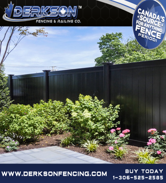 Black Vinyl Fencing