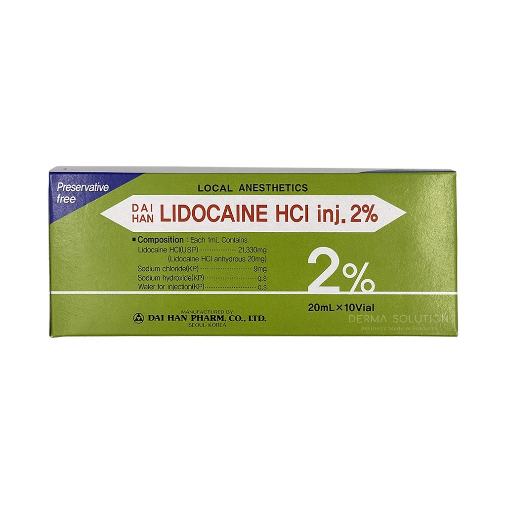 Lidocaine HCI (USP) Injection 20mg Buy Online Derma Solution