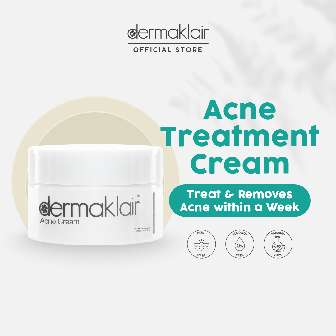 (BUY 1 FREE 1) Dermaklair Acne Treatment Cream 50G Dermaklair