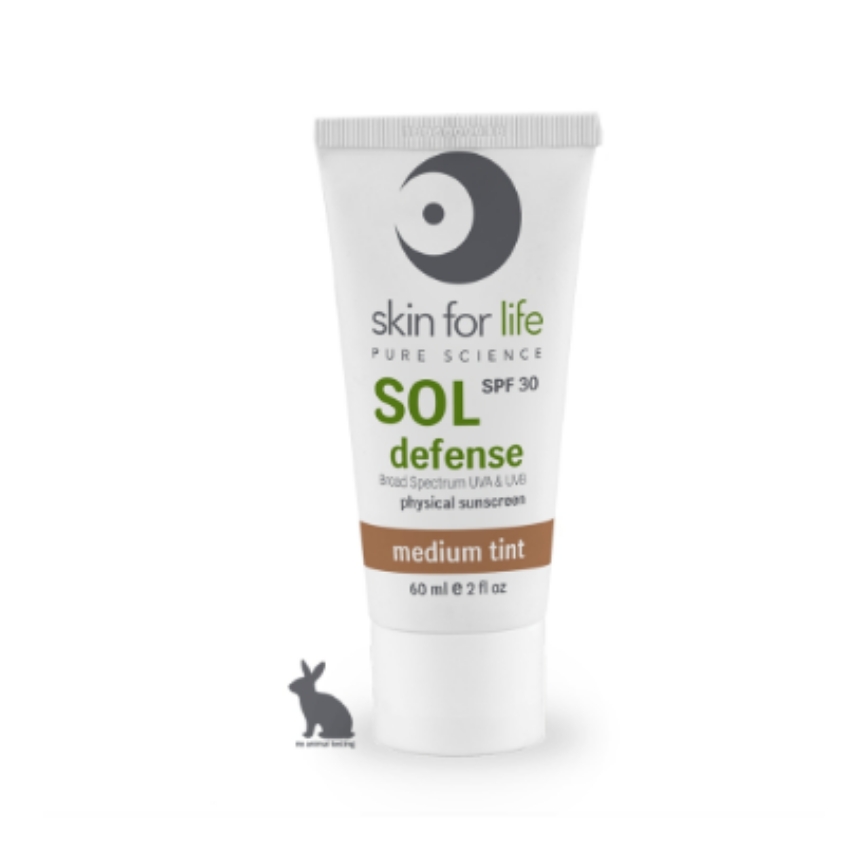 SOL Medium Tint Sunscreen SPF 30 Derma Lounge Skin Therapy Bar