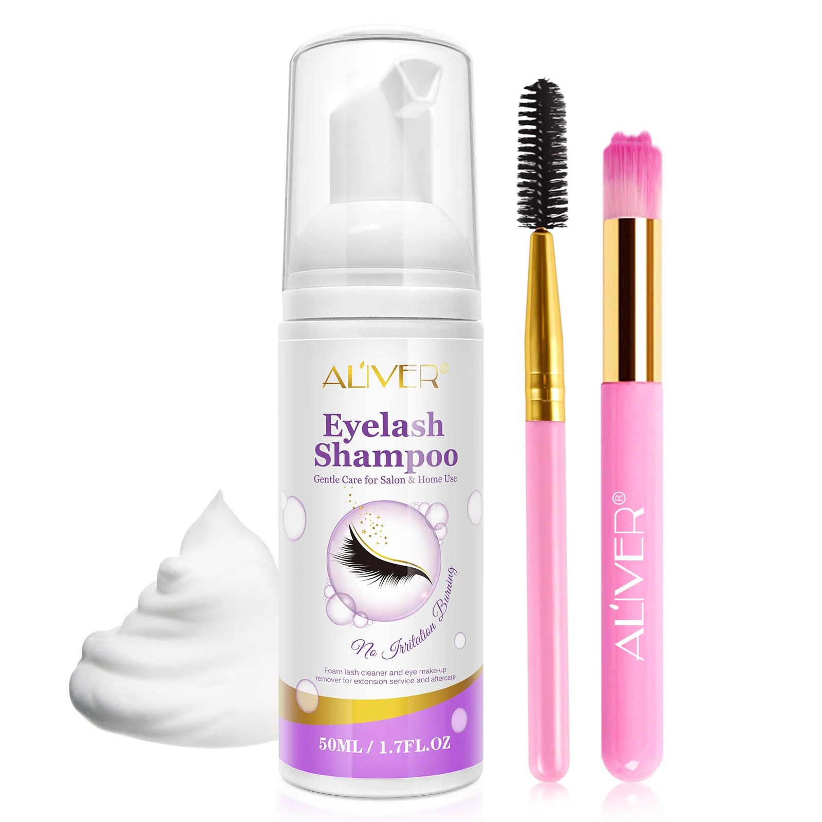 Aliver Eyelash Extension Shampoo 50ml Derma Roller Systems SA