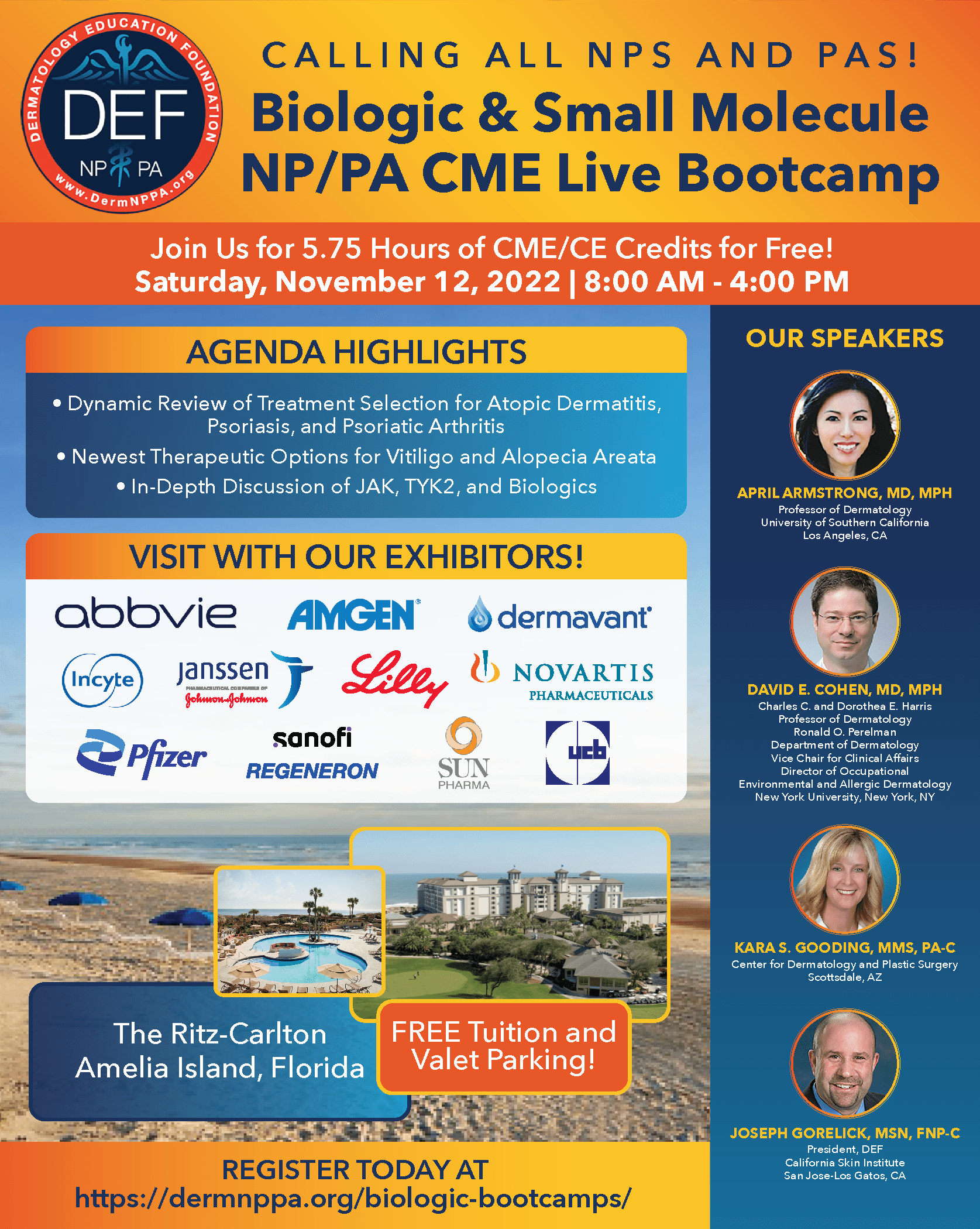Live In Person! DEF Biologic & Small Molecule NP/PA CME Bootcamp