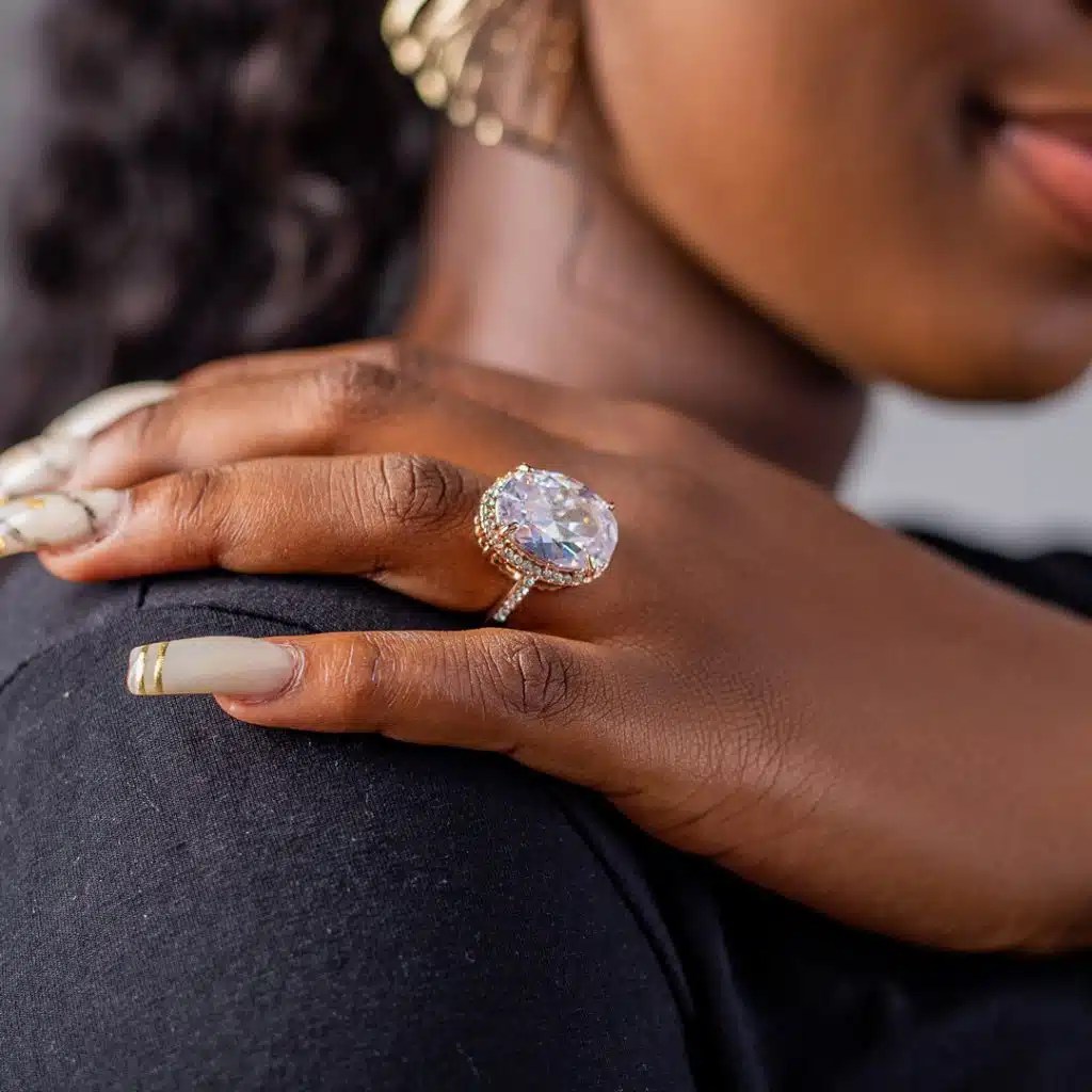 Buy Gold Engagement Rings For Women in Ghana DERORA