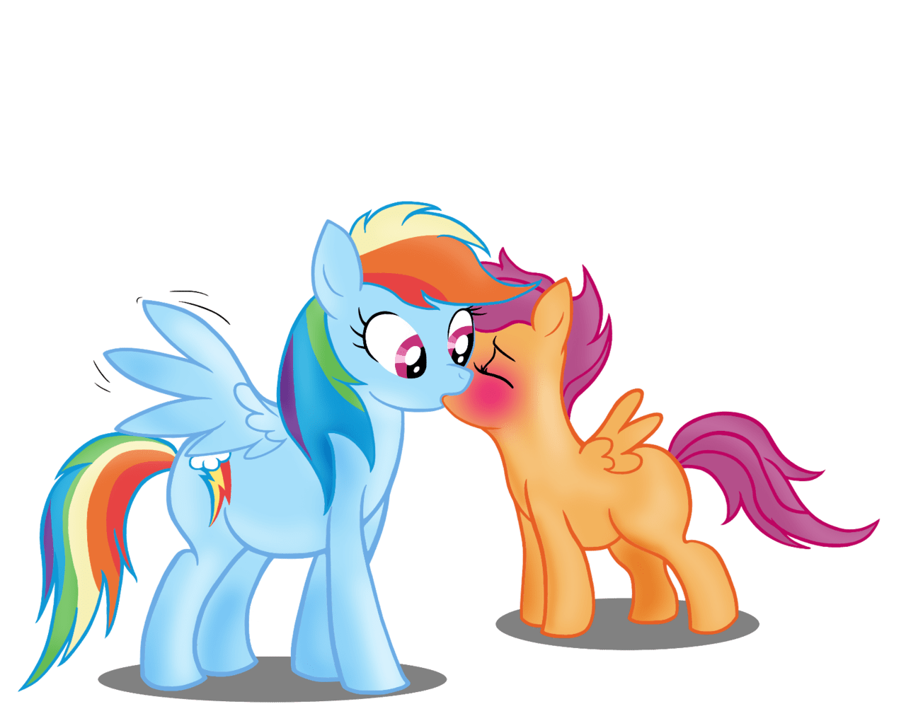 2616 safe, artistvdk, rainbow dash, scootaloo, pegasus, pony, g4
