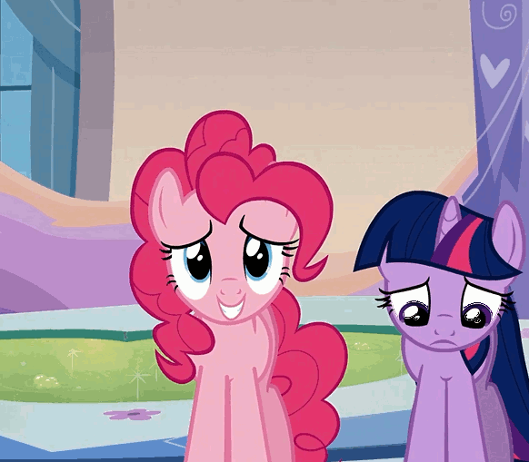 453483 safe, screencap, pinkie pie, twilight sparkle, g4, games ponies play, animated