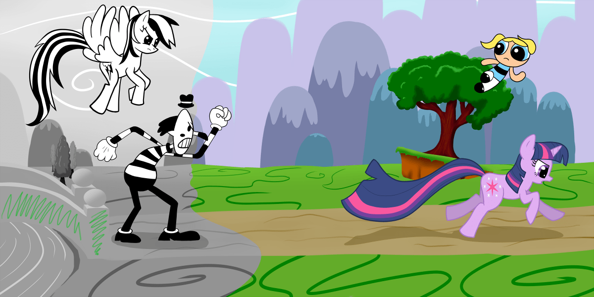 459343 safe, artistempyu, rainbow dash, twilight sparkle, human