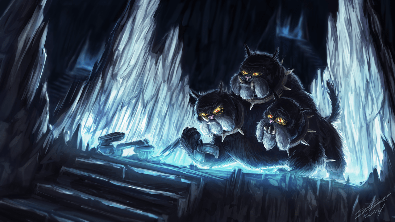 623738 safe, artistassasinmonkey, cerberus (character), cerberus