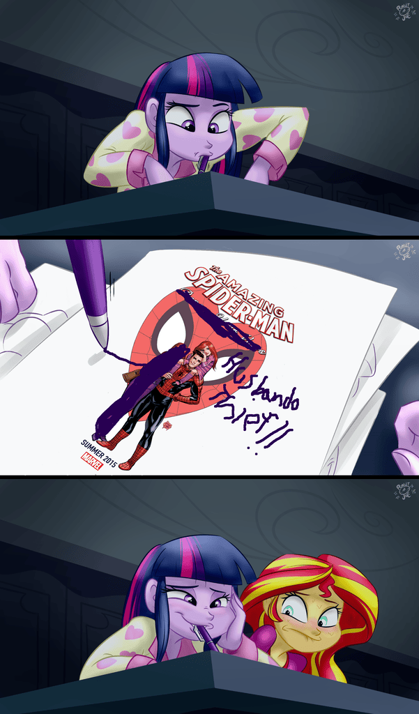 816099 artistponut_joe edit, blushing, crossover, crossover