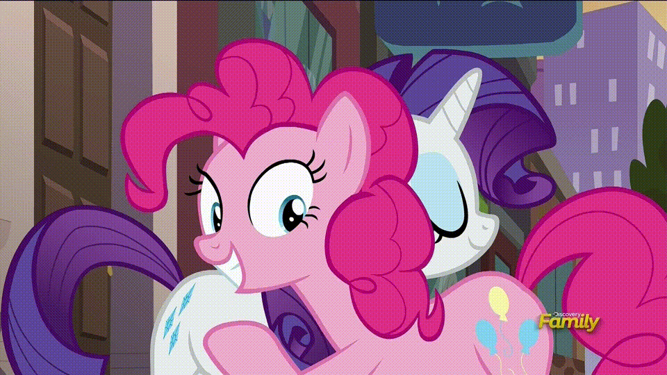 1122594 safe, screencap, maud pie, pinkie pie, rarity, g4, the gift