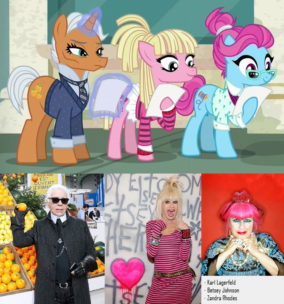 Background Ponies and the people they were based on Mlp my little