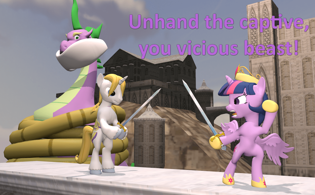 2376210 safe, artistred4567, prince blueblood, spike, twilight