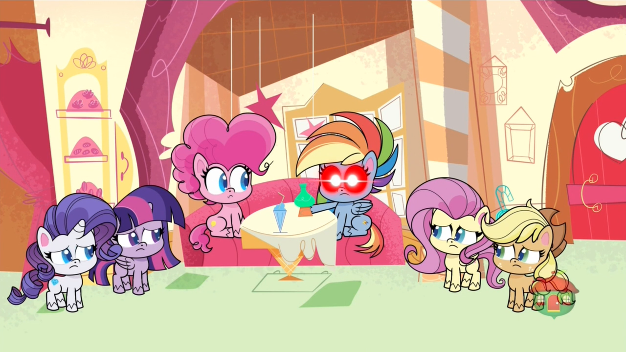2381633 safe, screencap, applejack, fluttershy, pinkie pie, rainbow