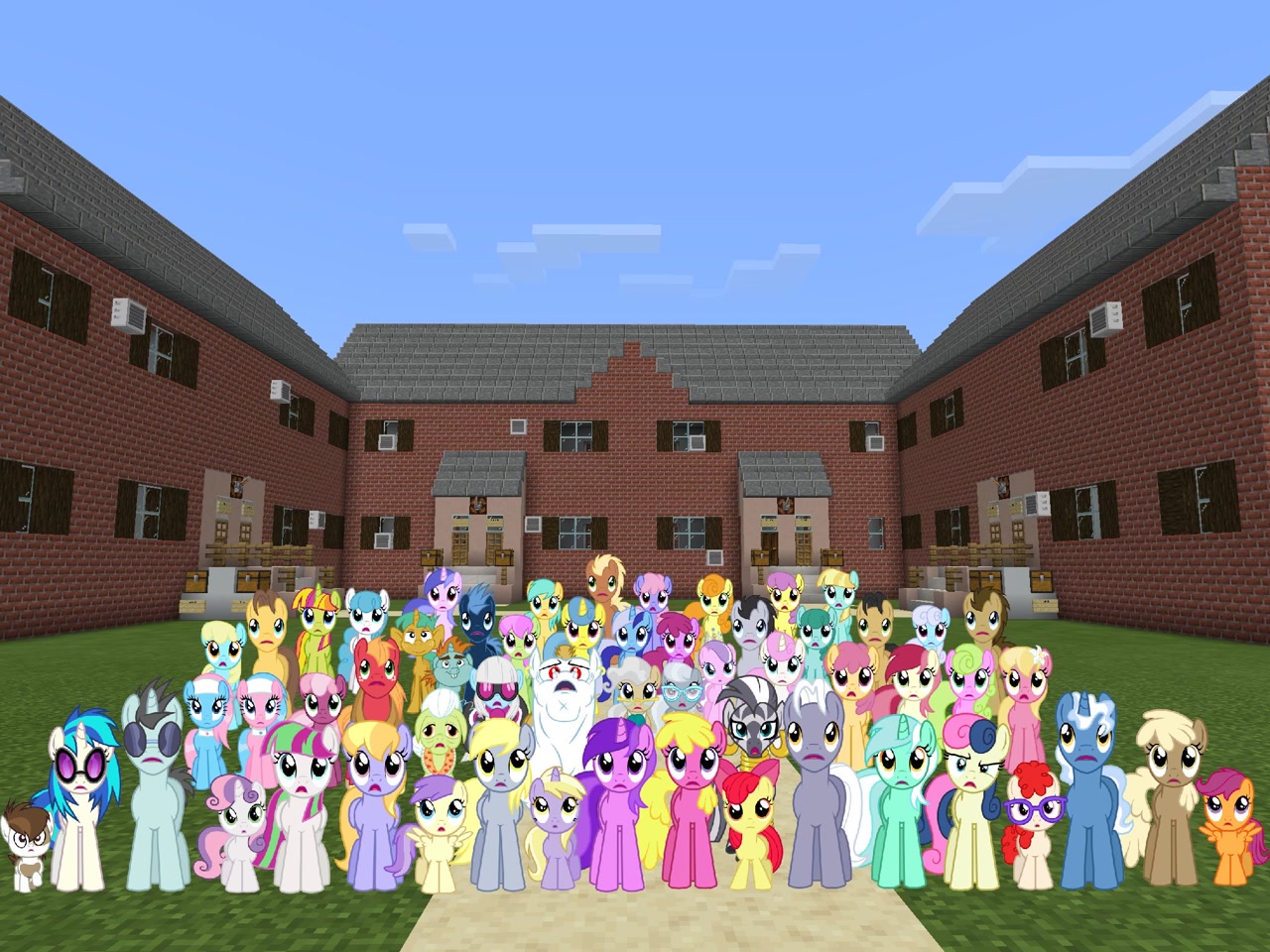 2365612 safe, artistpunzil504, artisttopsangtheman, aloe, alula, amethyst star, apple bloom