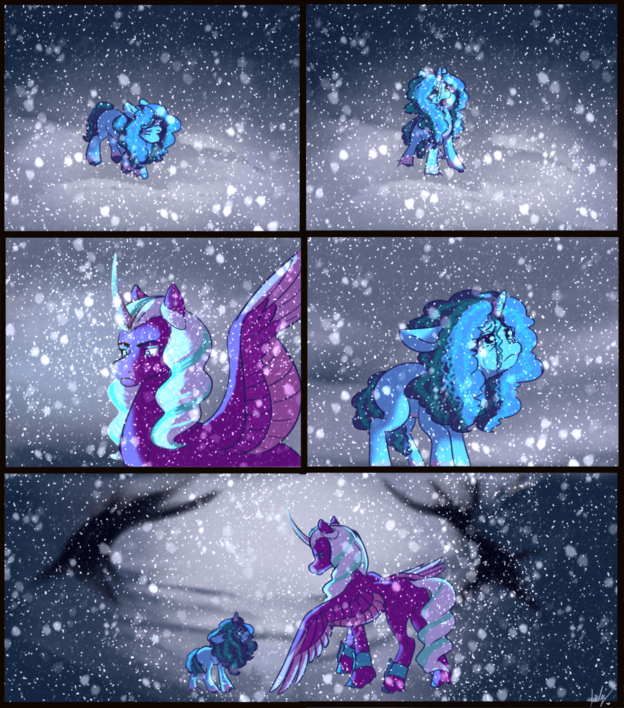 2977441 safe, artistarky2000, misty brightdawn, opaline arcana