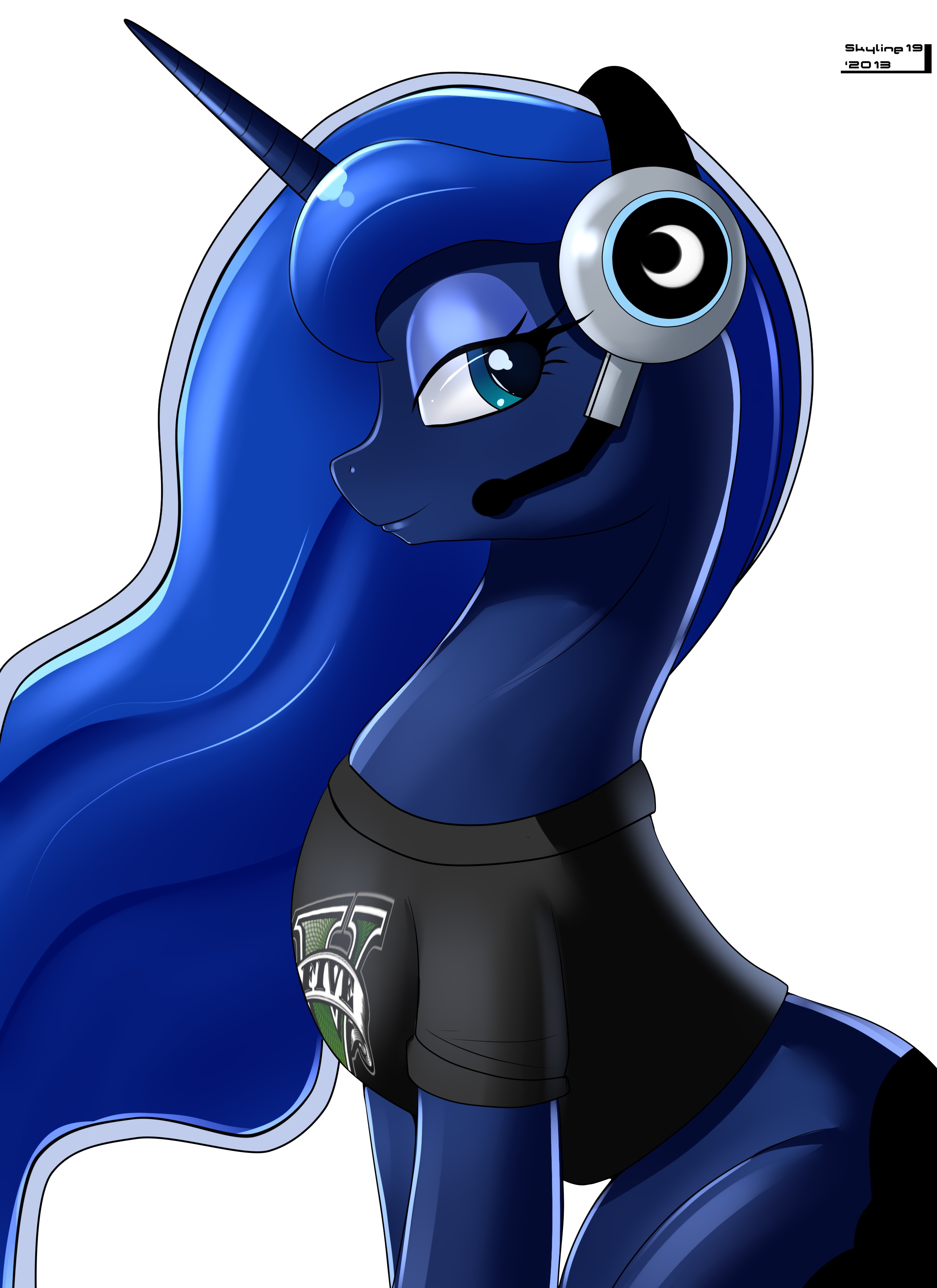 428875 safe, artistskyart301, princess luna, pony, gamer luna