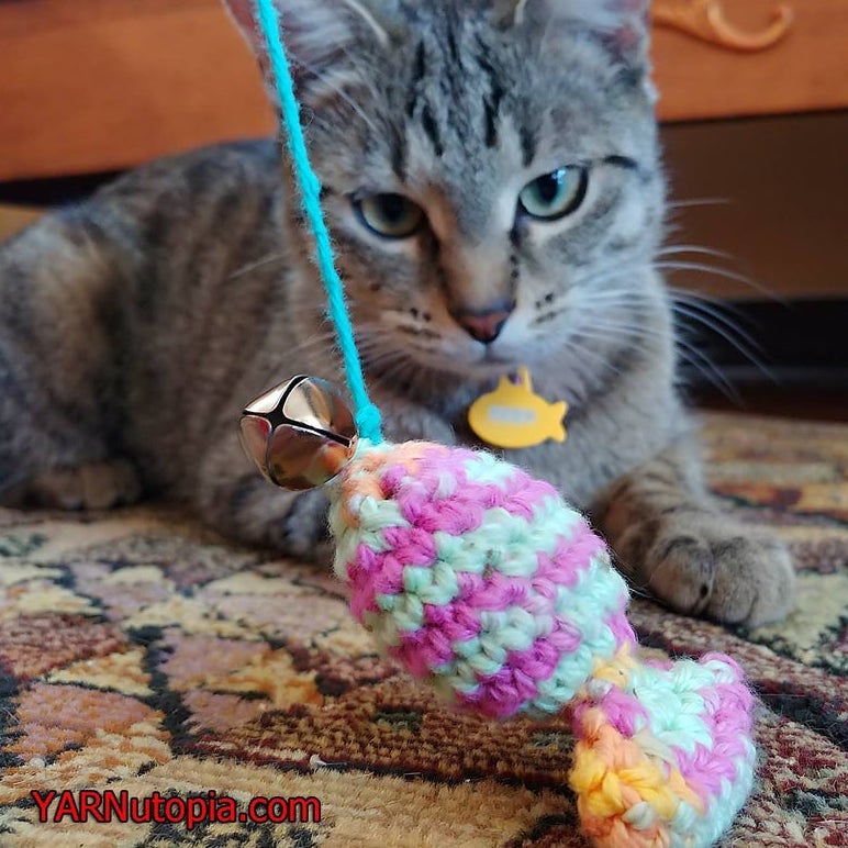 The 25 Purrfect Crochet Cat Toy Patterns Derpy Monster
