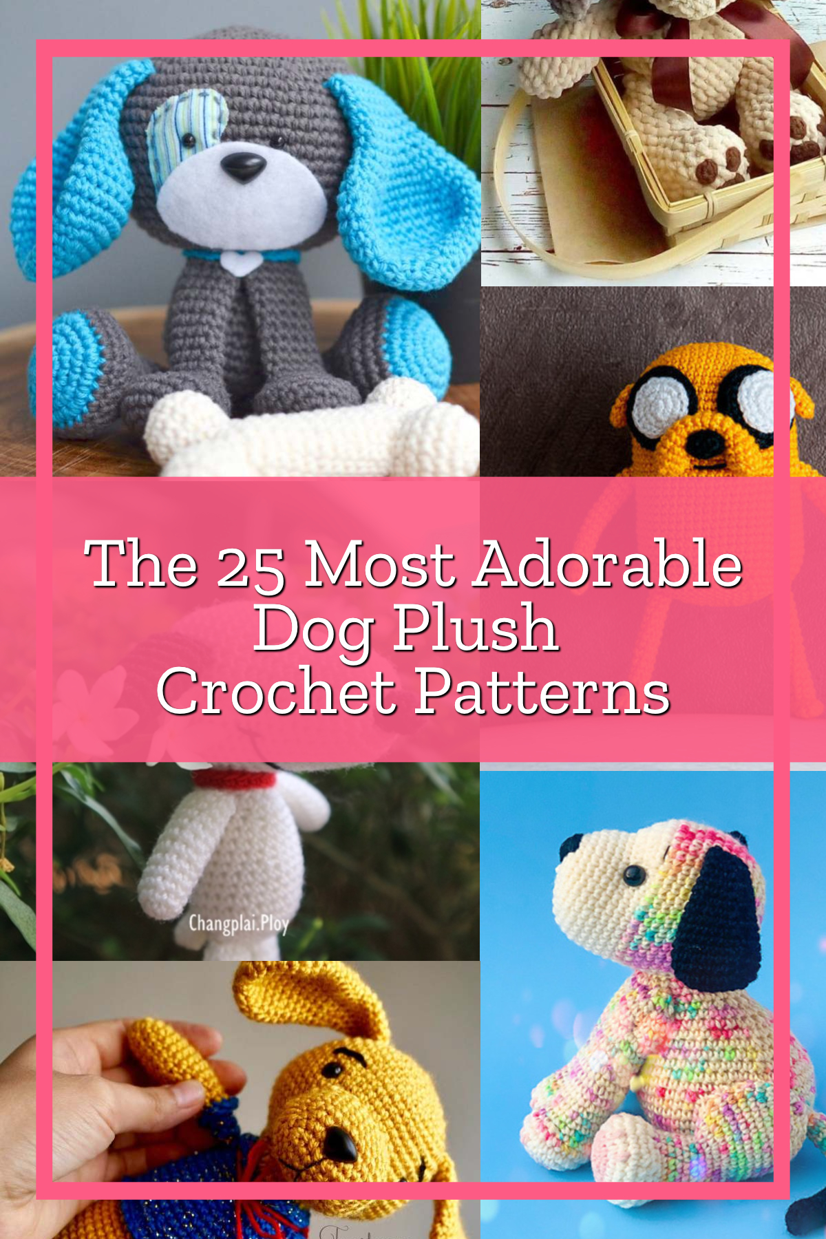 The 25 Most Adorable Dog Plush Crochet Patterns Derpy Monster