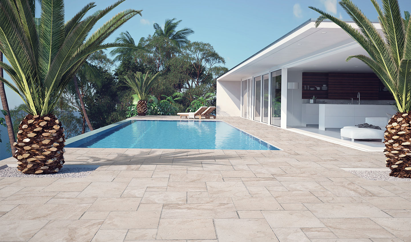 Queen Beige Marble Paver Dervişoğlu Marble