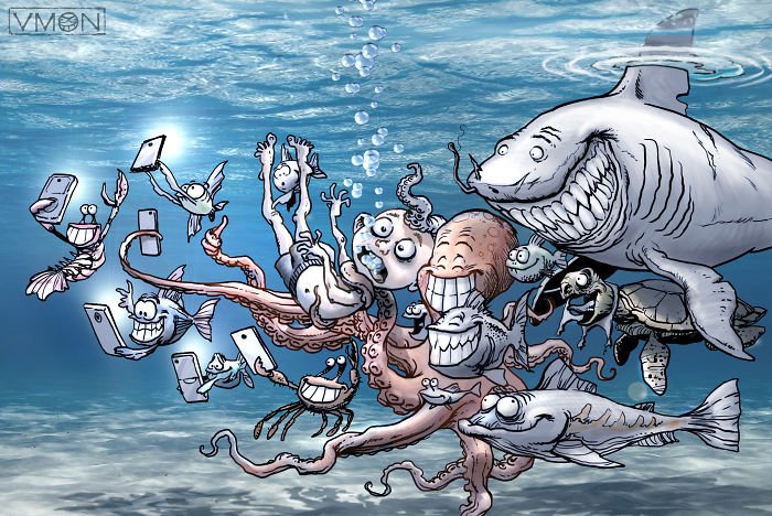 Ernüchternde Illustrationen zeigen So wäre das Leben, wenn Tiere sich
