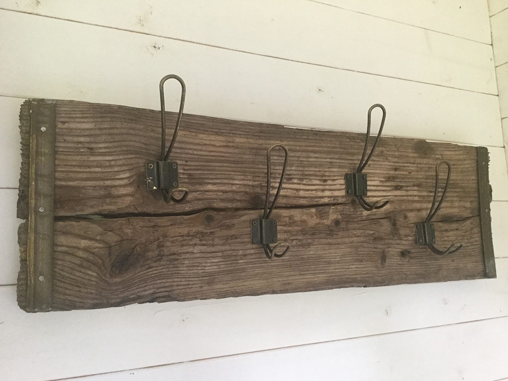 Reclaimed Wooden Coat Hook Derwent House