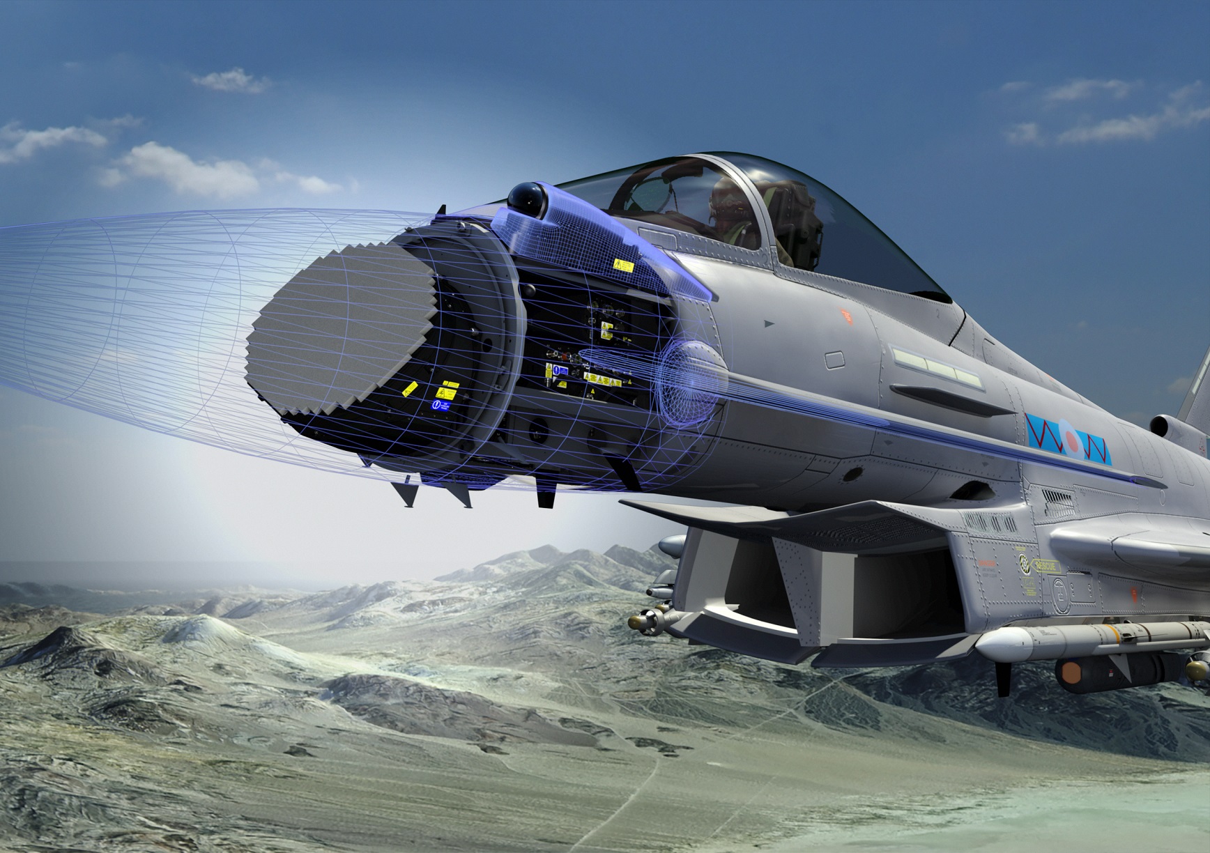 Prototype of worldclass ECRS Mk2 radar for Typhoon delivered Defence