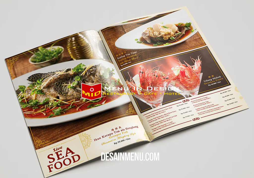 Rose Garden Maincourse Menu Desain Menu