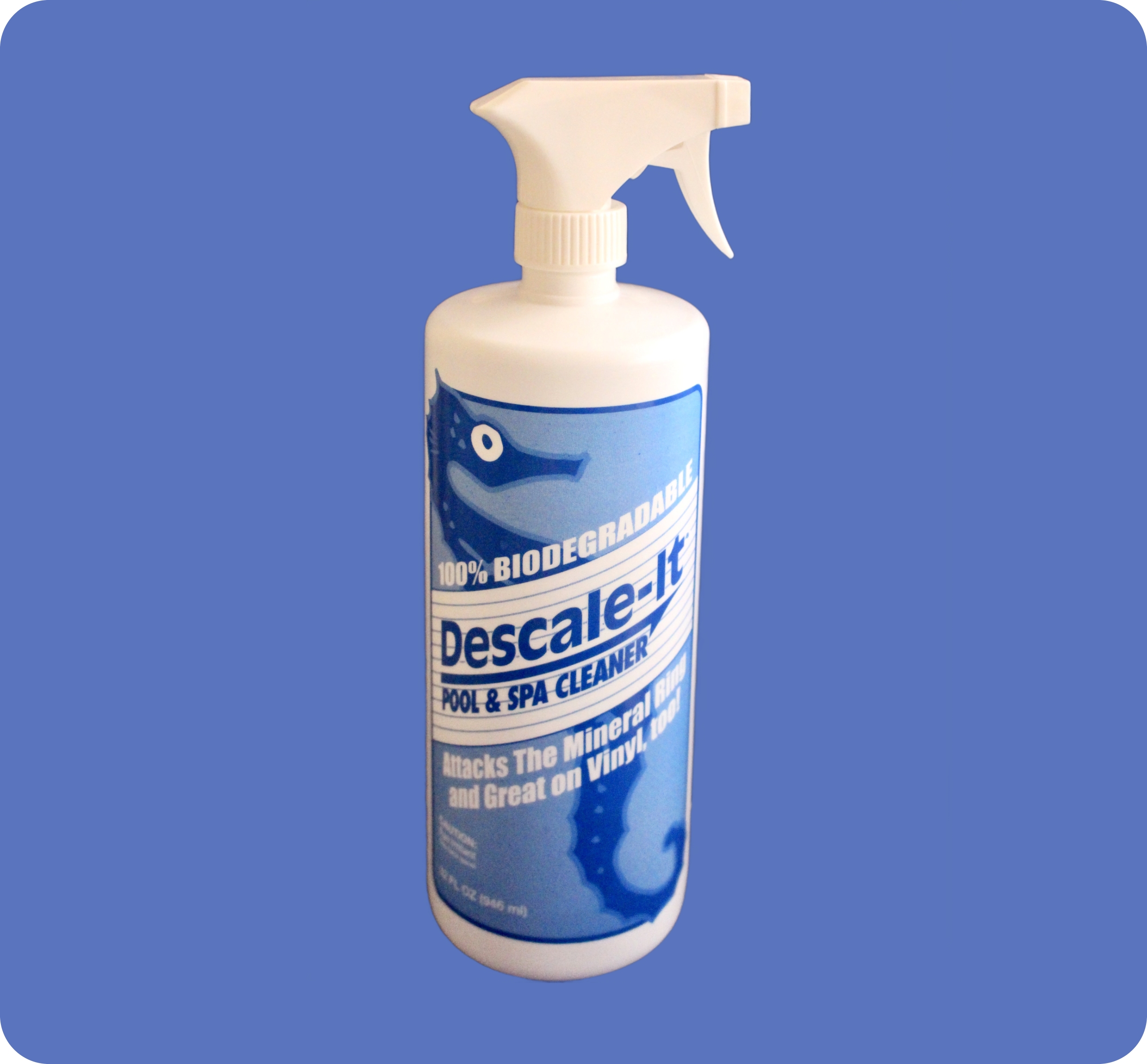 Pool & Spa 32oz Bottle DescaleIt Products Company