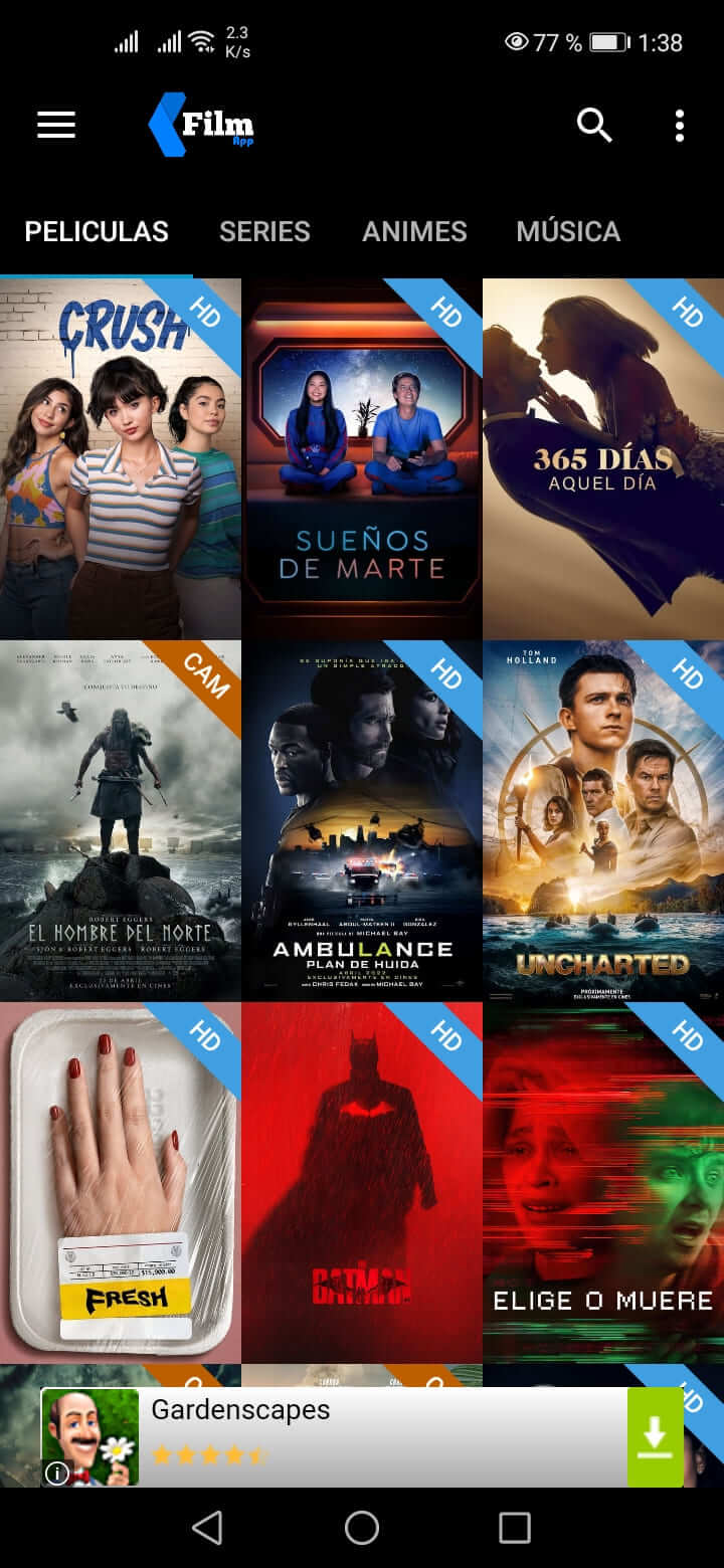Film app Descargar APK e Instalar Gratis