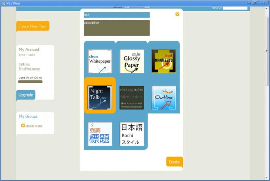 Crea tus presentaciones online con Prezi de forma profesional