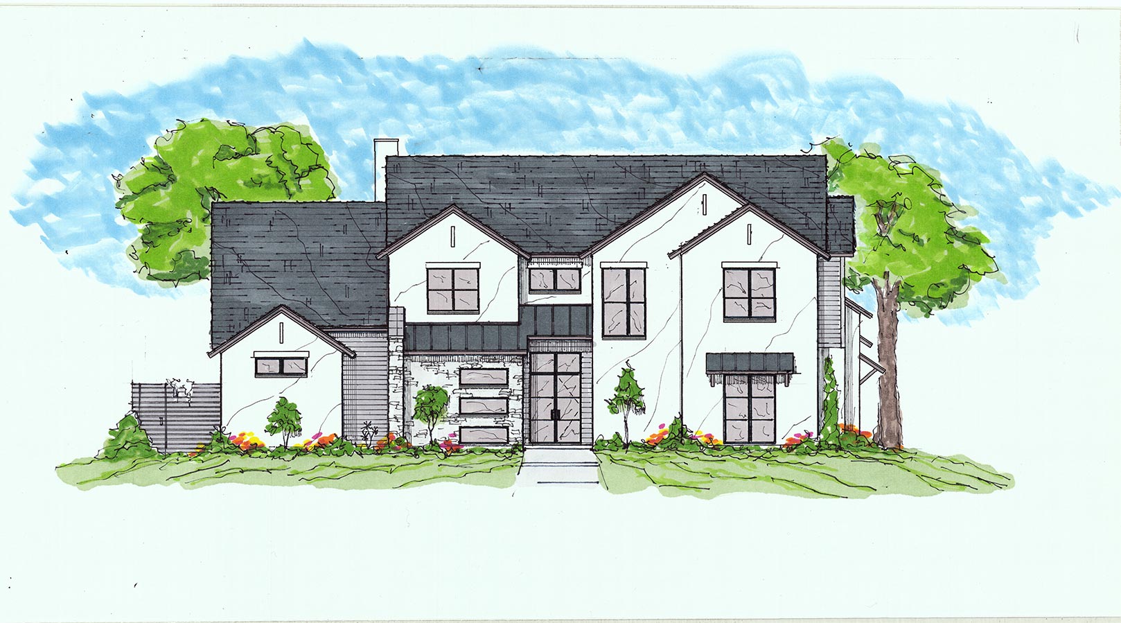SOLD New Custom Home at 5861 Meletio Lane in North Dallas, TX Desco