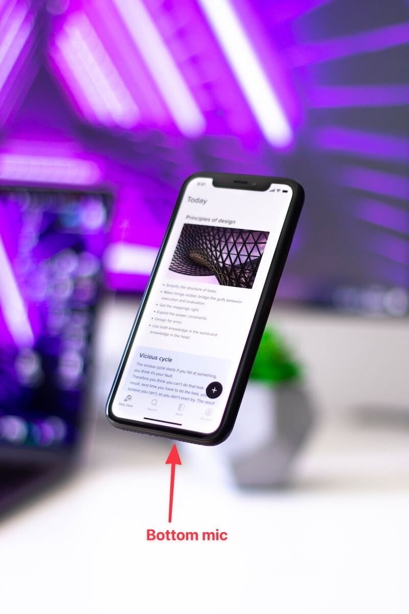 Where Is The Microphone On iPhone XR? Descriptive Audio