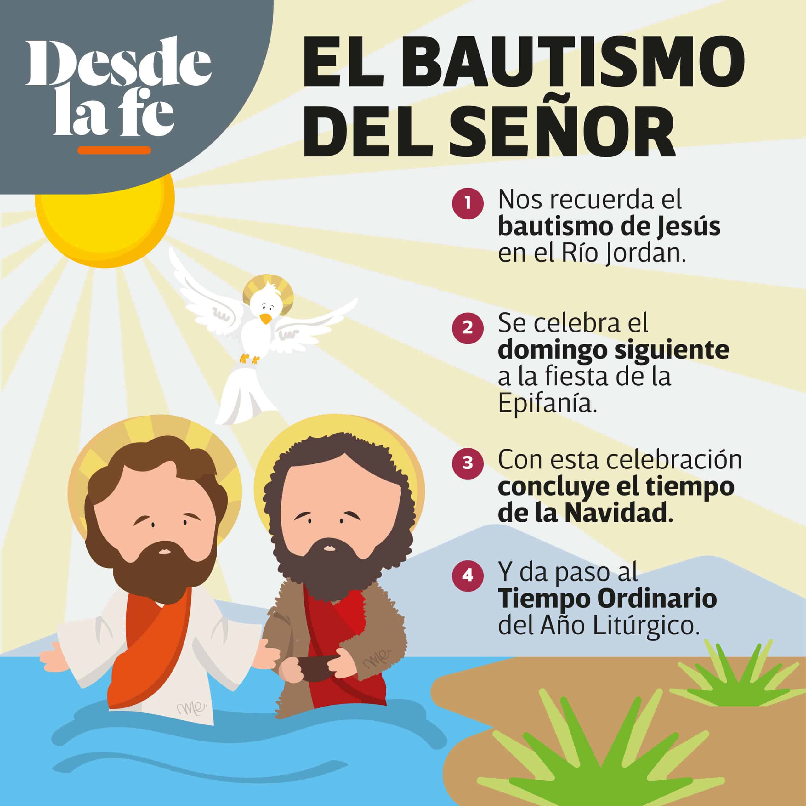 El Bautismo del Señor ¿qué celebramos y por qué es importante?